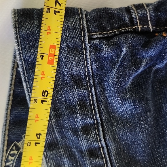 TOMMY BAHAMA Men's Standard Straight Leg Dark Blue Cotton Jeans 35/34 - Picture 8 of 12